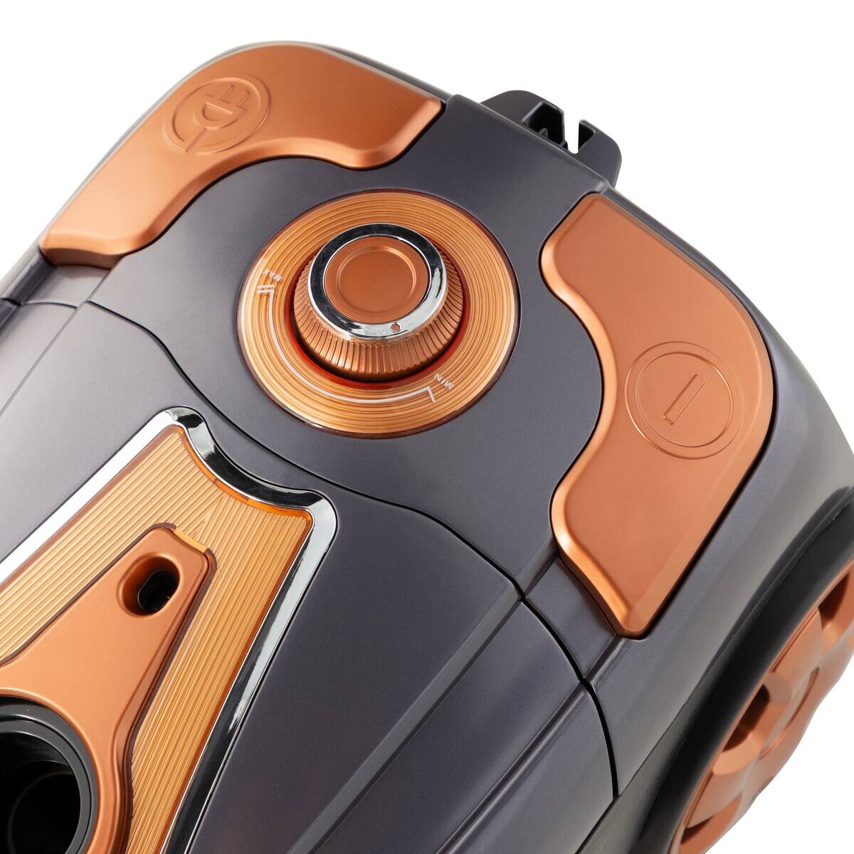 POCOline Bodenstaubsauger Kupfer grau Metall Kunststoff B/H/L: ca. 28,6x24x43 cm