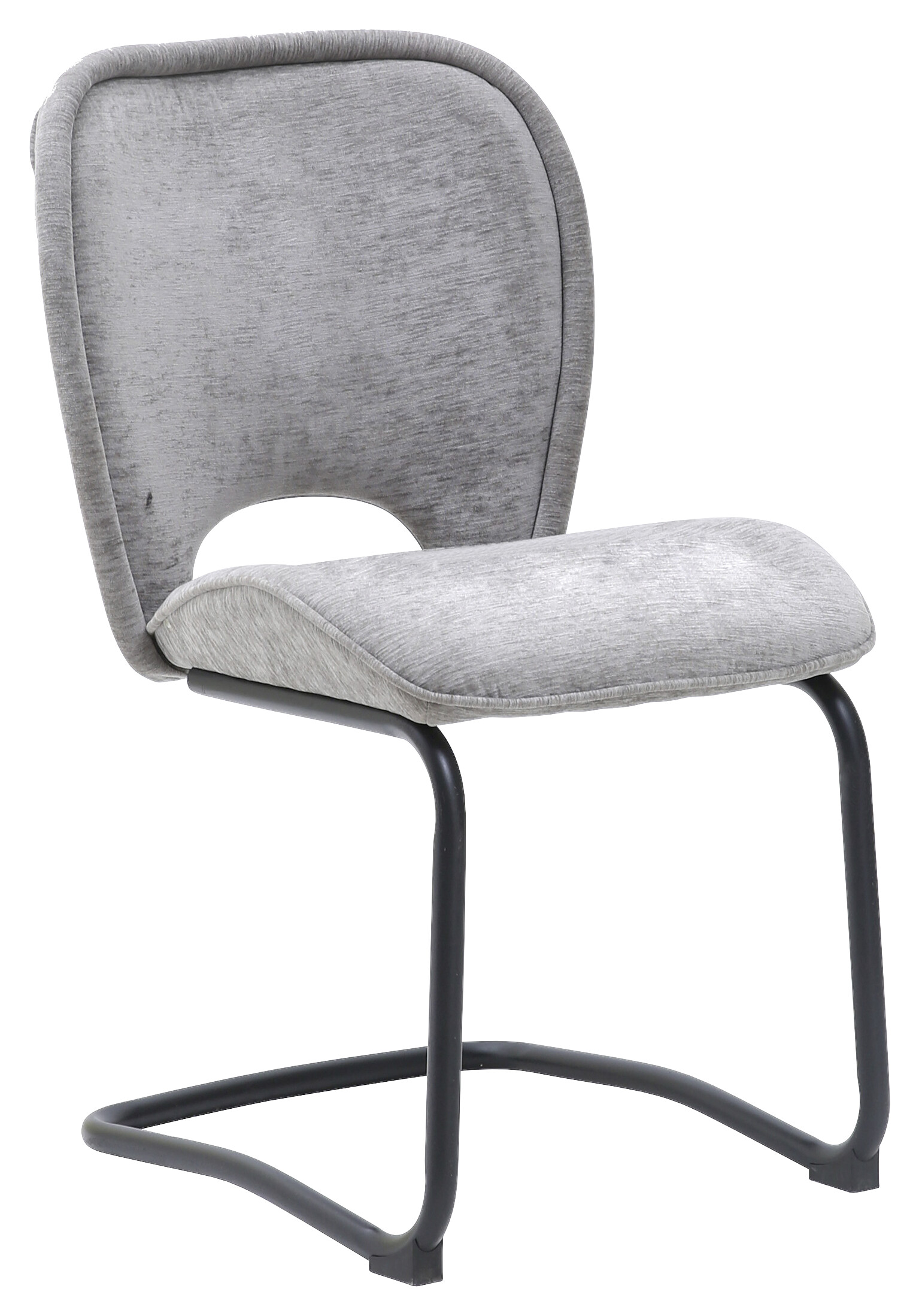 Schwingstuhl Maja grau Microfaser B/H/T: ca. 63x88x52,5 cm