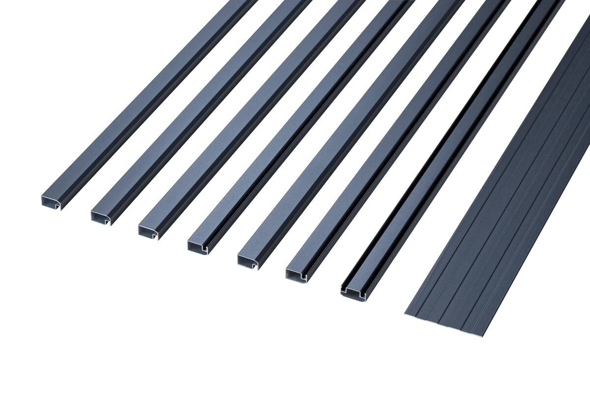 Fliegengitter anthrazit B/L: ca. 100x210 cm