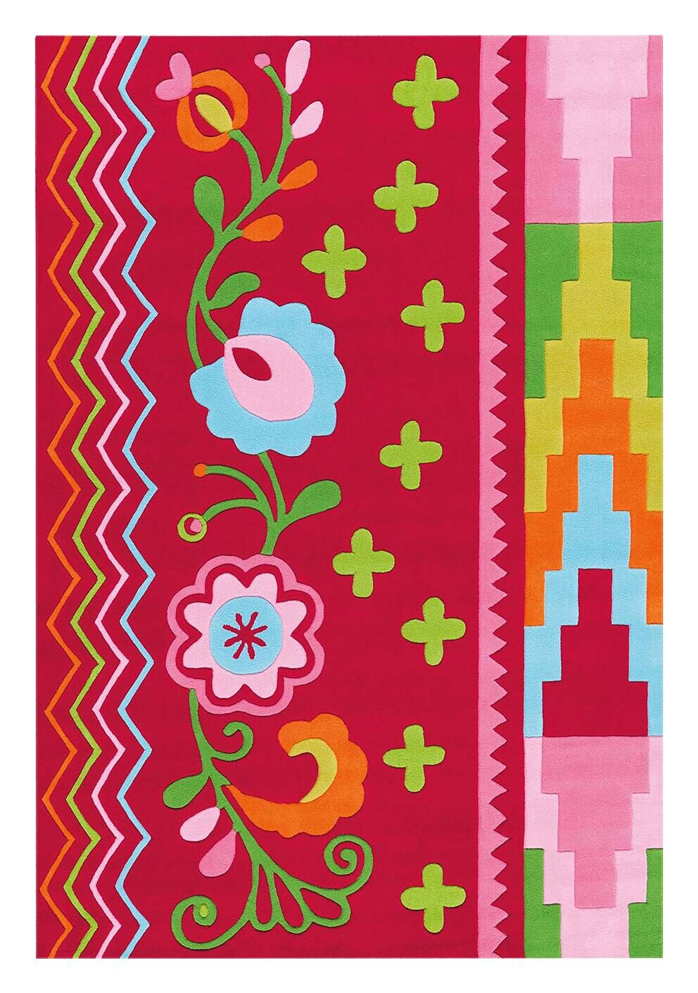 Arte Espina Kurzflorteppich Sam 4144 rosa B/L: ca. 170x240 cm