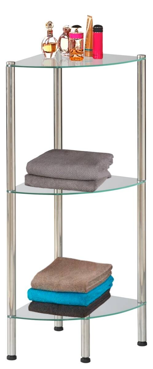 Badregal Edelstahl Edelstahl B/H/T: ca. 28x79x28 cm