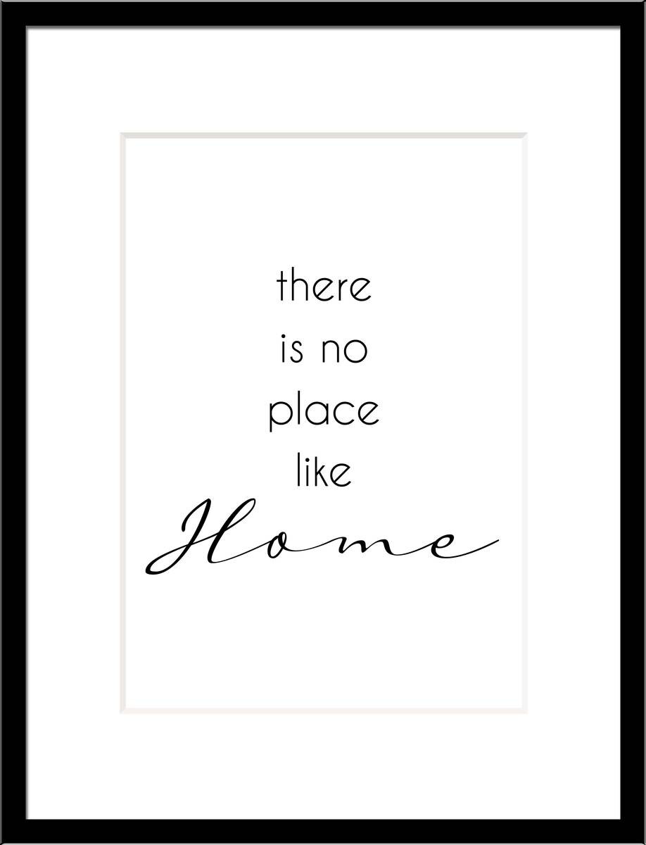 Bilderrahmen schwarz Holz B/L: ca. 30x40 cm