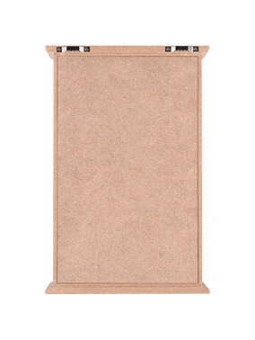 Schlüsselkasten Irena Eiche schwarz MDF B/H/T: ca. 20x30x7 cm