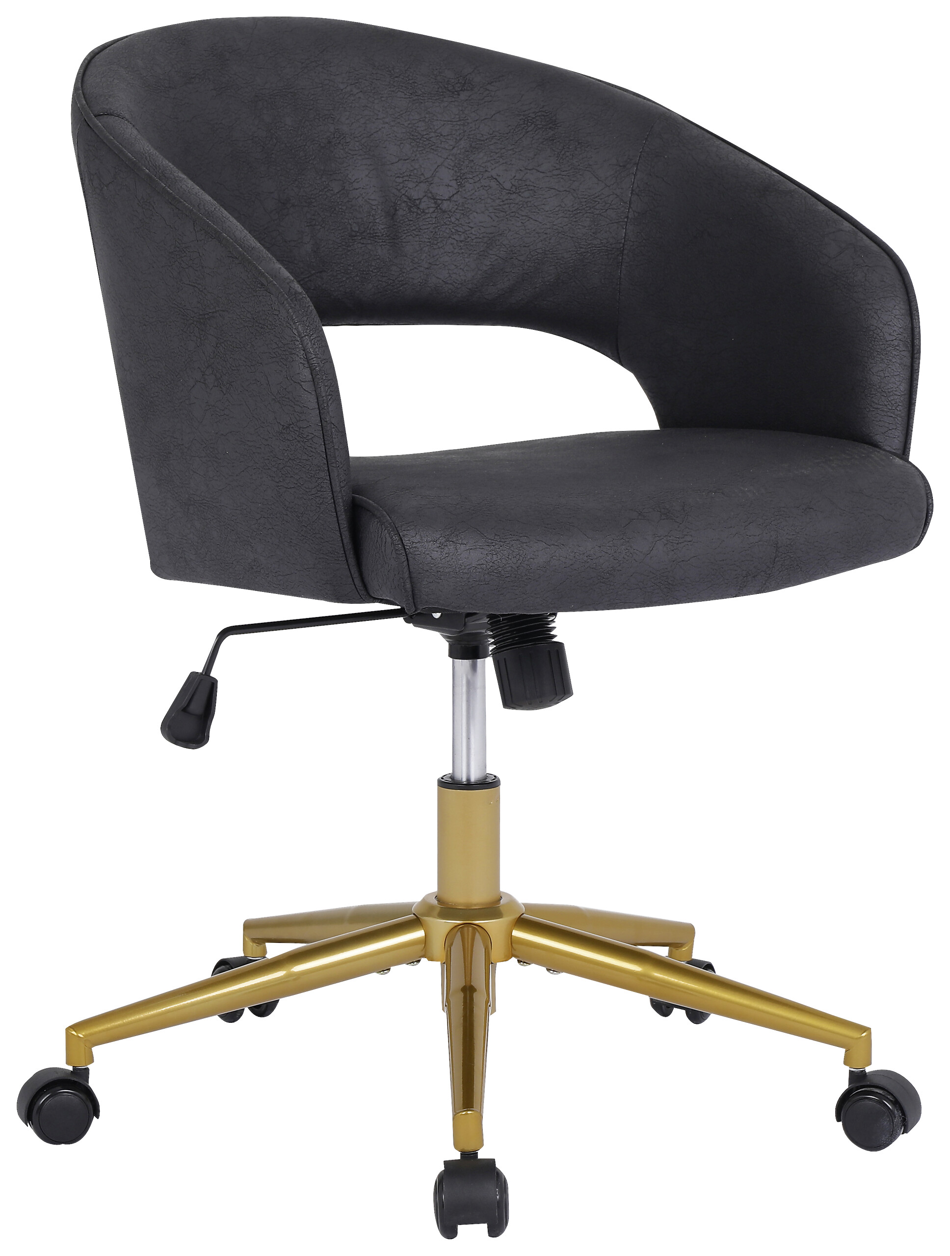 Drehstuhl Andy schwarz Microfaser Drehstuhl Andy schwarz Microfaser