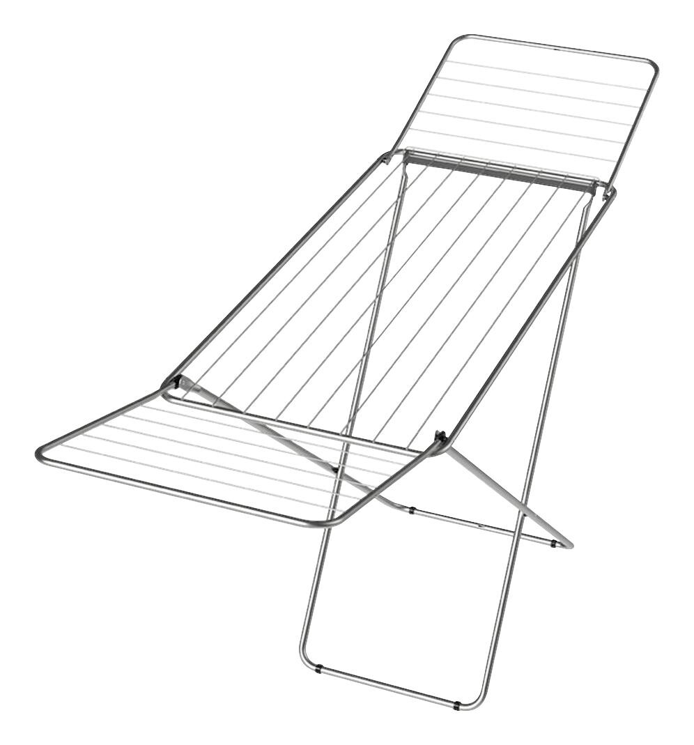 MICHELINO Flügelwäschetrockner silber