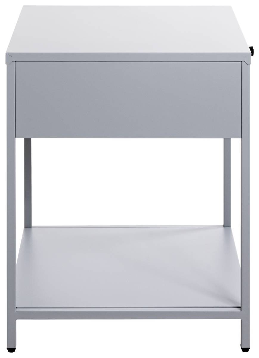 Beistelltisch grau B/H/T: ca. 40x53x40 cm