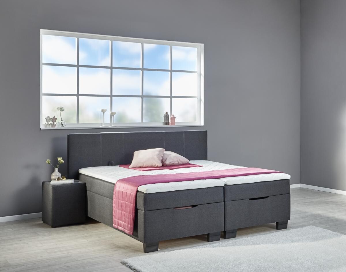 Boxbett Trevi anthrazit B/H/T: ca. 180x56x200 cm