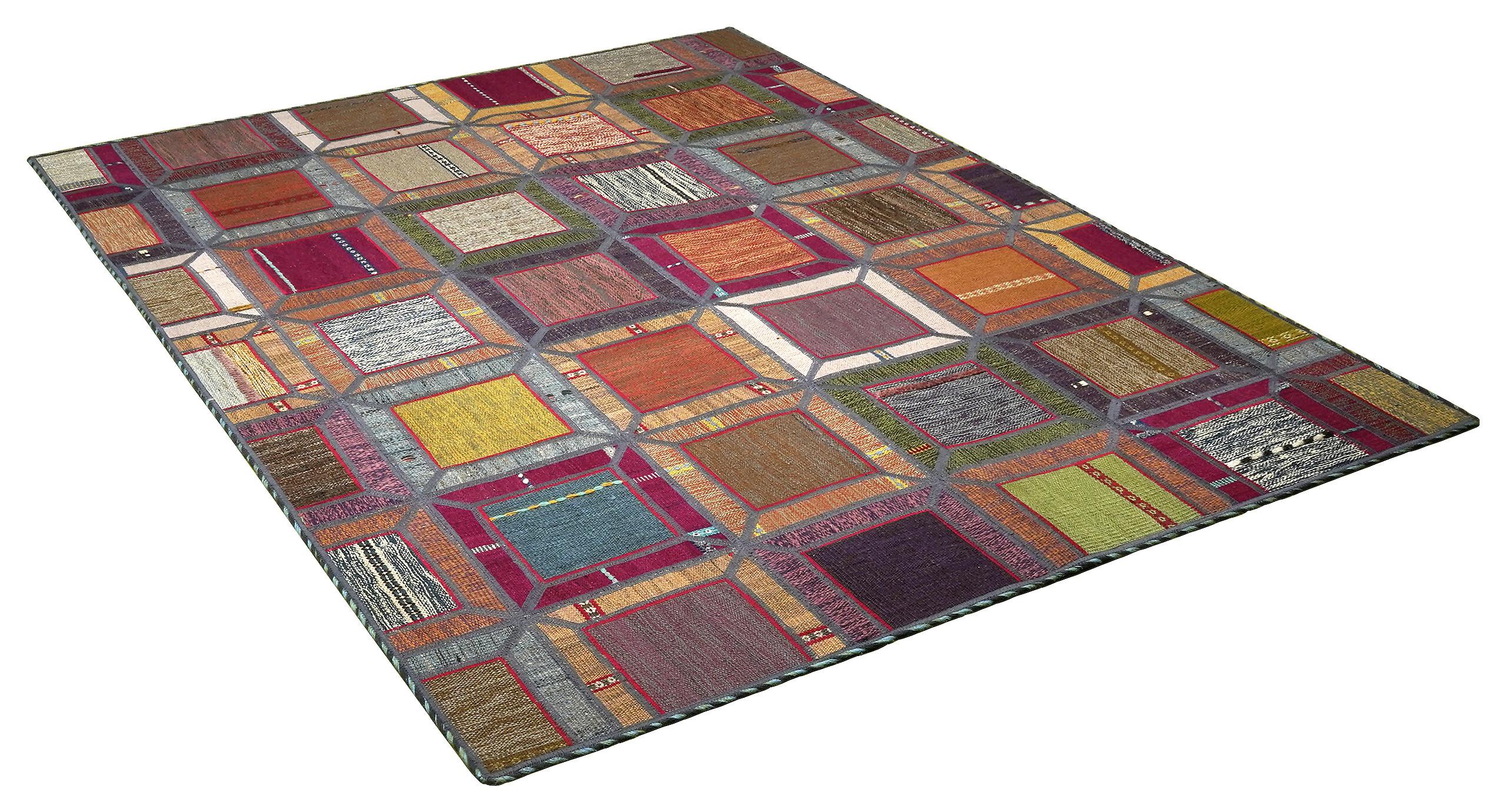 PersaTepp Teppich Kelim Tekkehdouz bunt B/H/L: ca. 150x1x200 cm PersaTepp Teppich Kelim Tekkehdouz bunt B/H/L: ca. 150x1x200 cm