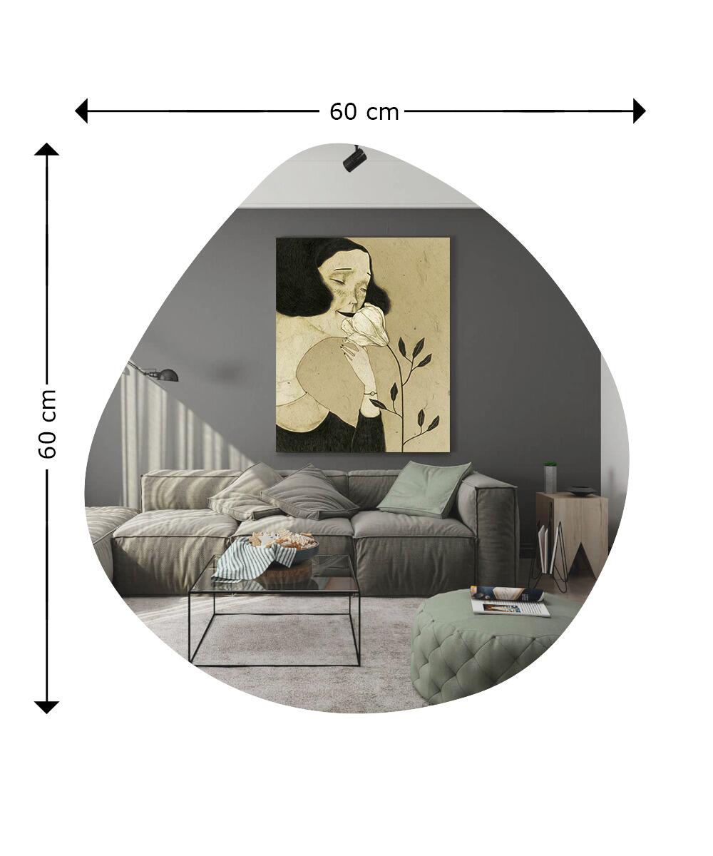 moebel17 Wandspiegel Beso B/H/T: ca. 60x60x3,5 cm