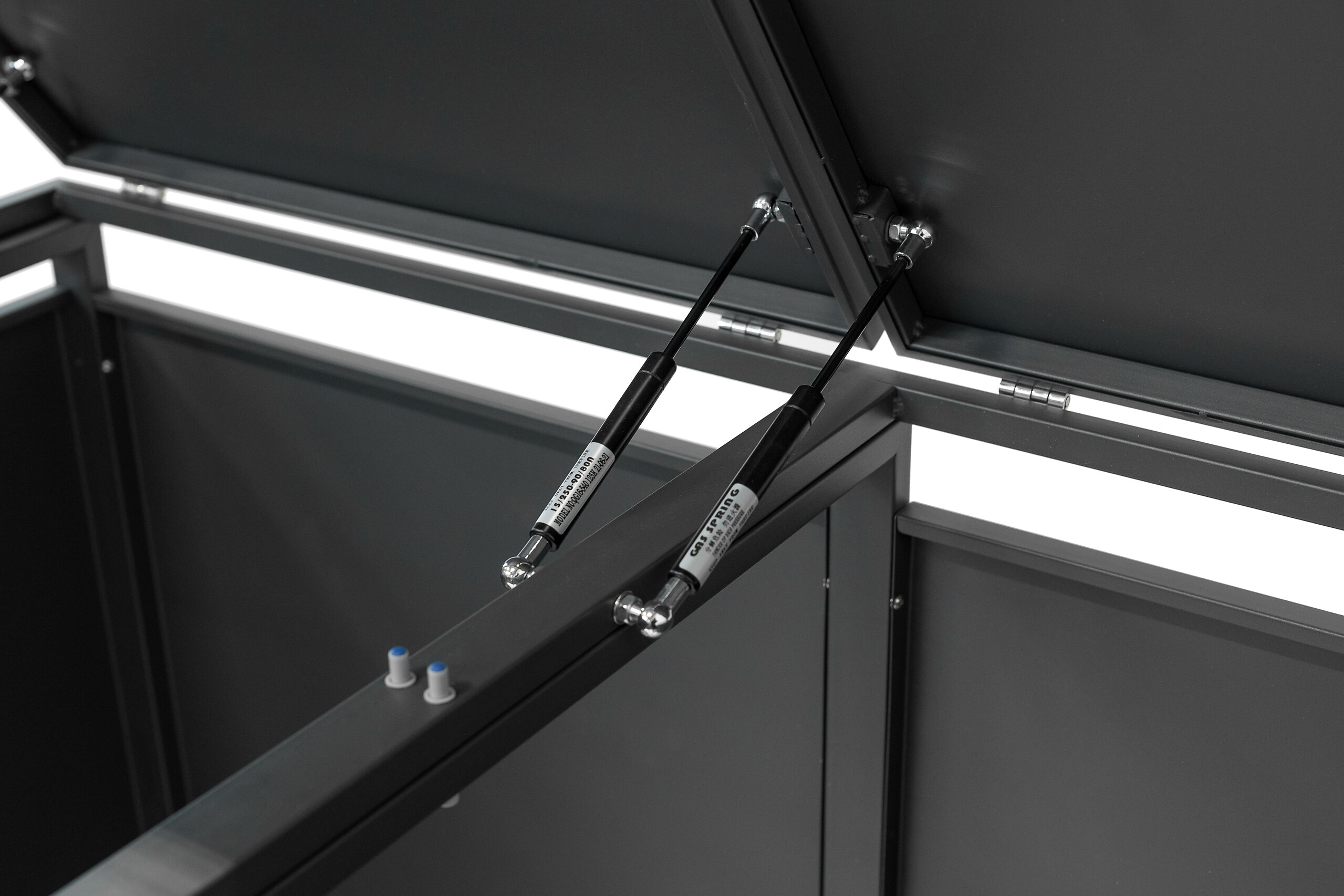 Westmann Mülltonnenbox 2x 240 Liter anthrazit B/H/T: ca. 132x116x80 cm