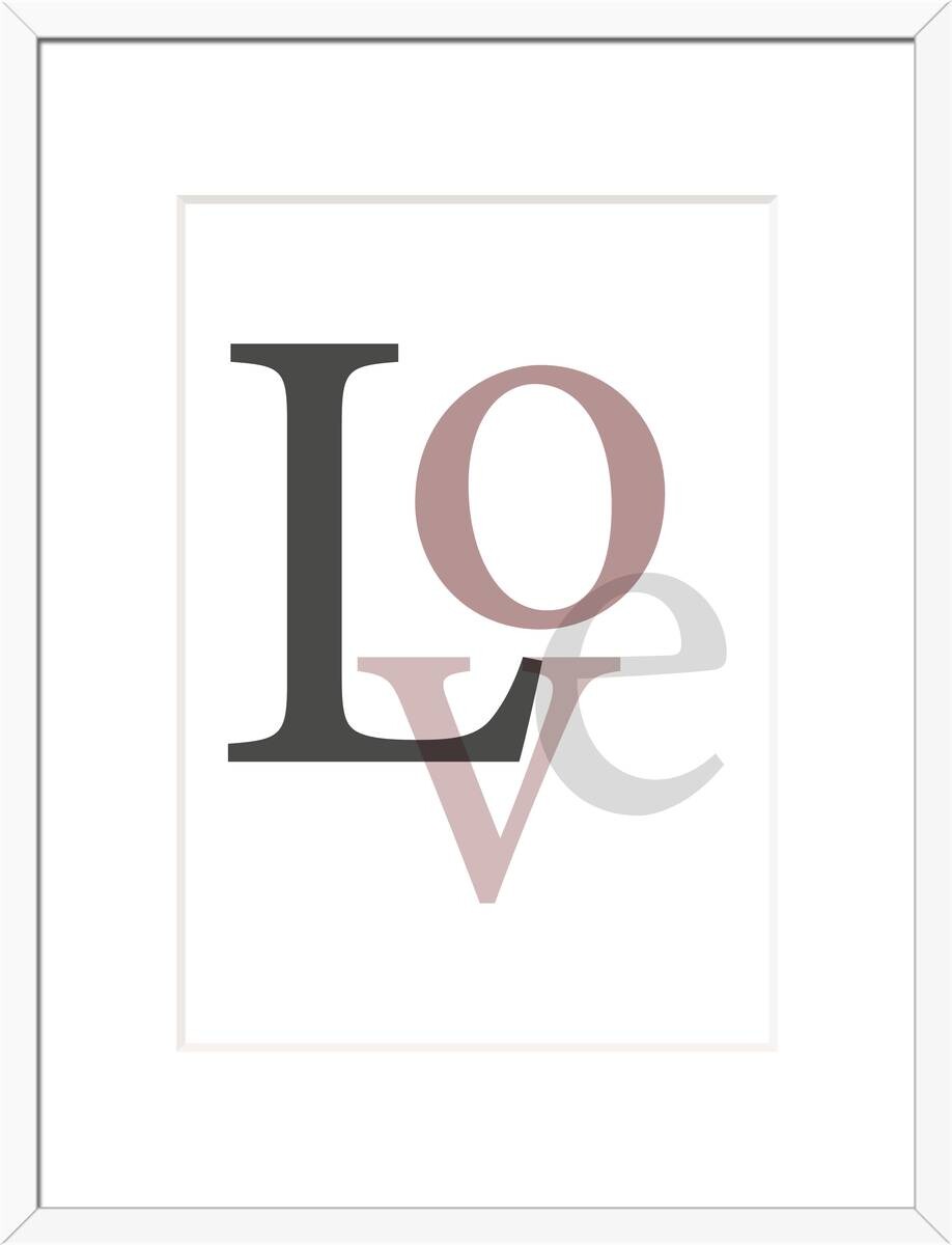 Bilderrahmen weiß Holz B/L: ca. 30x40 cm