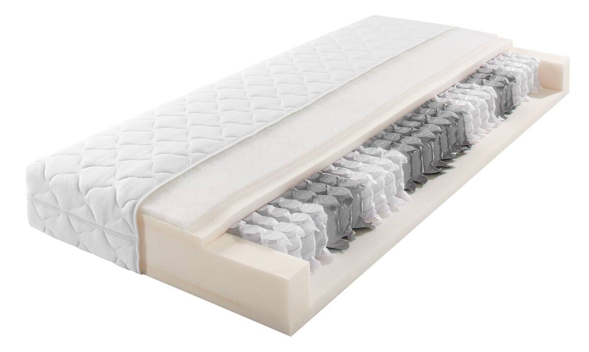 Tonnentaschenfederkernmatratze Terra Liegefläche B/L: ca. 90x200 cm