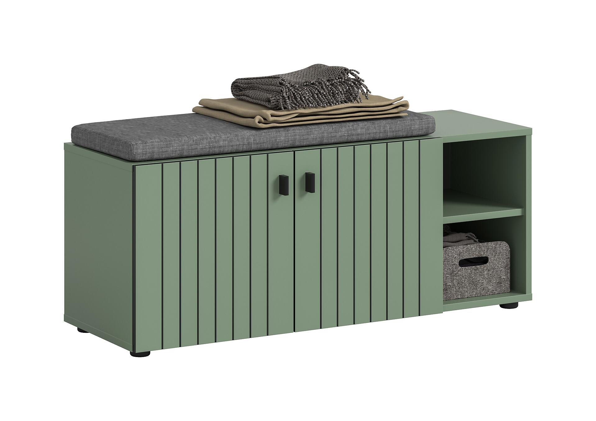 Sitzbank STATION grün B/H/T: ca. 106x43x37 cm