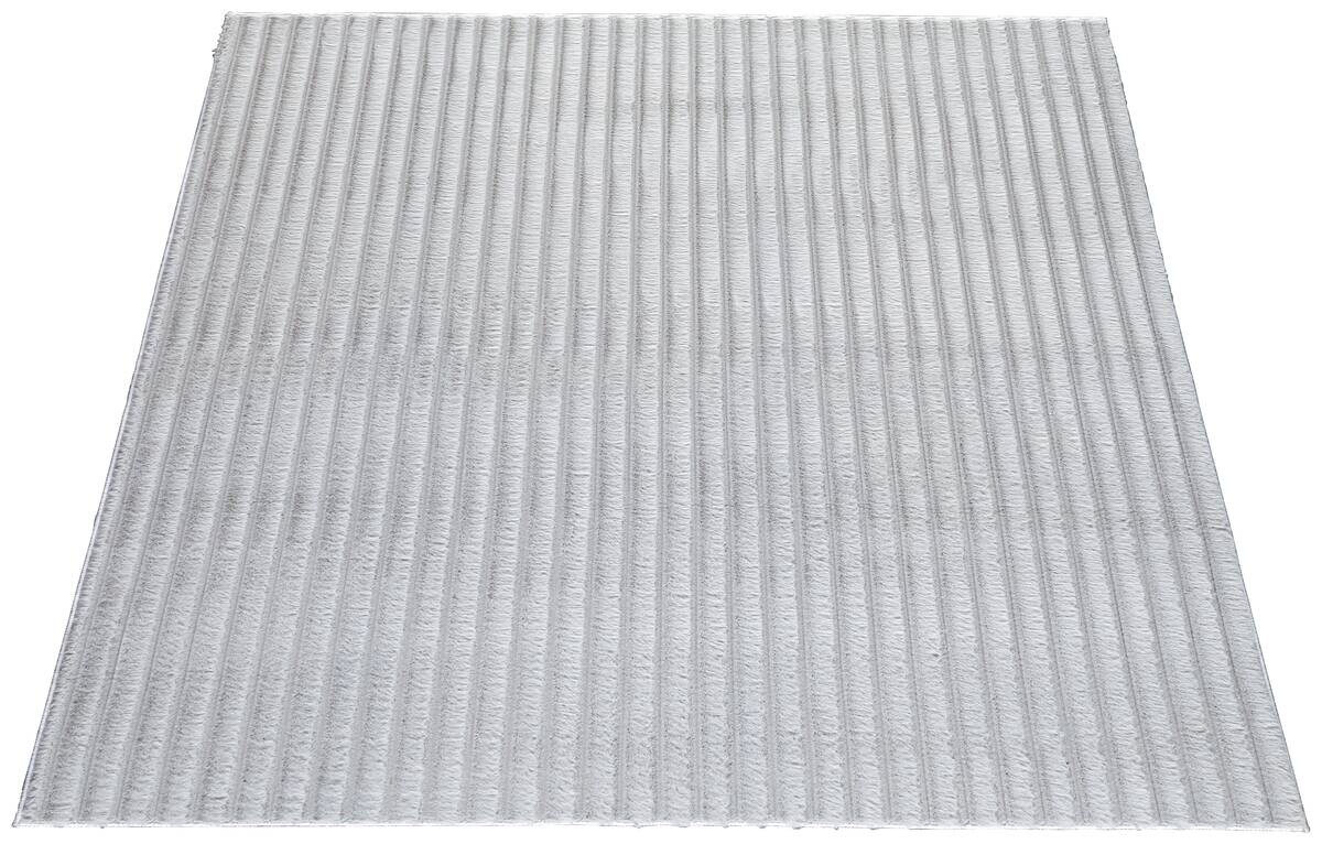 Fellimitat Stripy grau B/L: ca. 200x280 cm