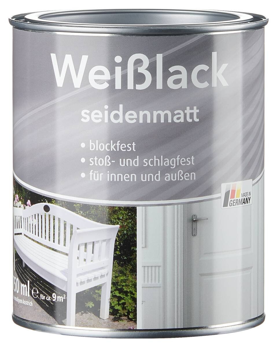 Weißlack weiß seidenmatt ca. 0,75 l