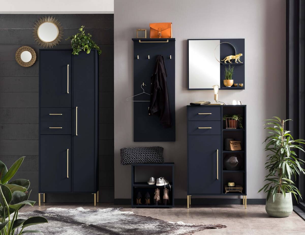 Regal Kent dunkelblau B/H/T: ca. 48,5x50,1x33,2 cm