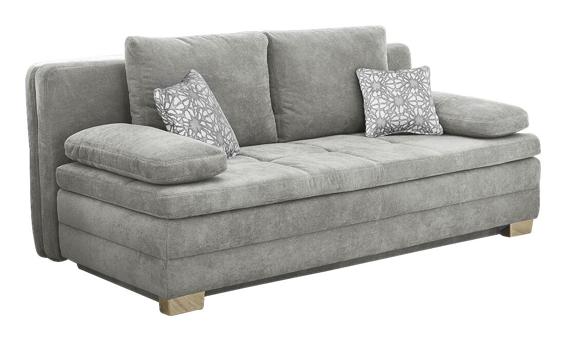 Dauerschlafsofa grau Polyester B/H/T: ca. 203x85x106 cm