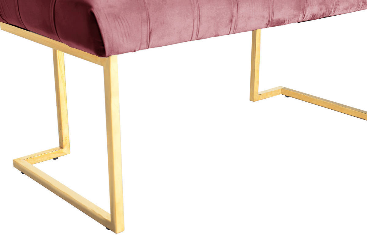 Sitzbank Rare 201 altrosa B/H/T: ca. 47x48x100 cm