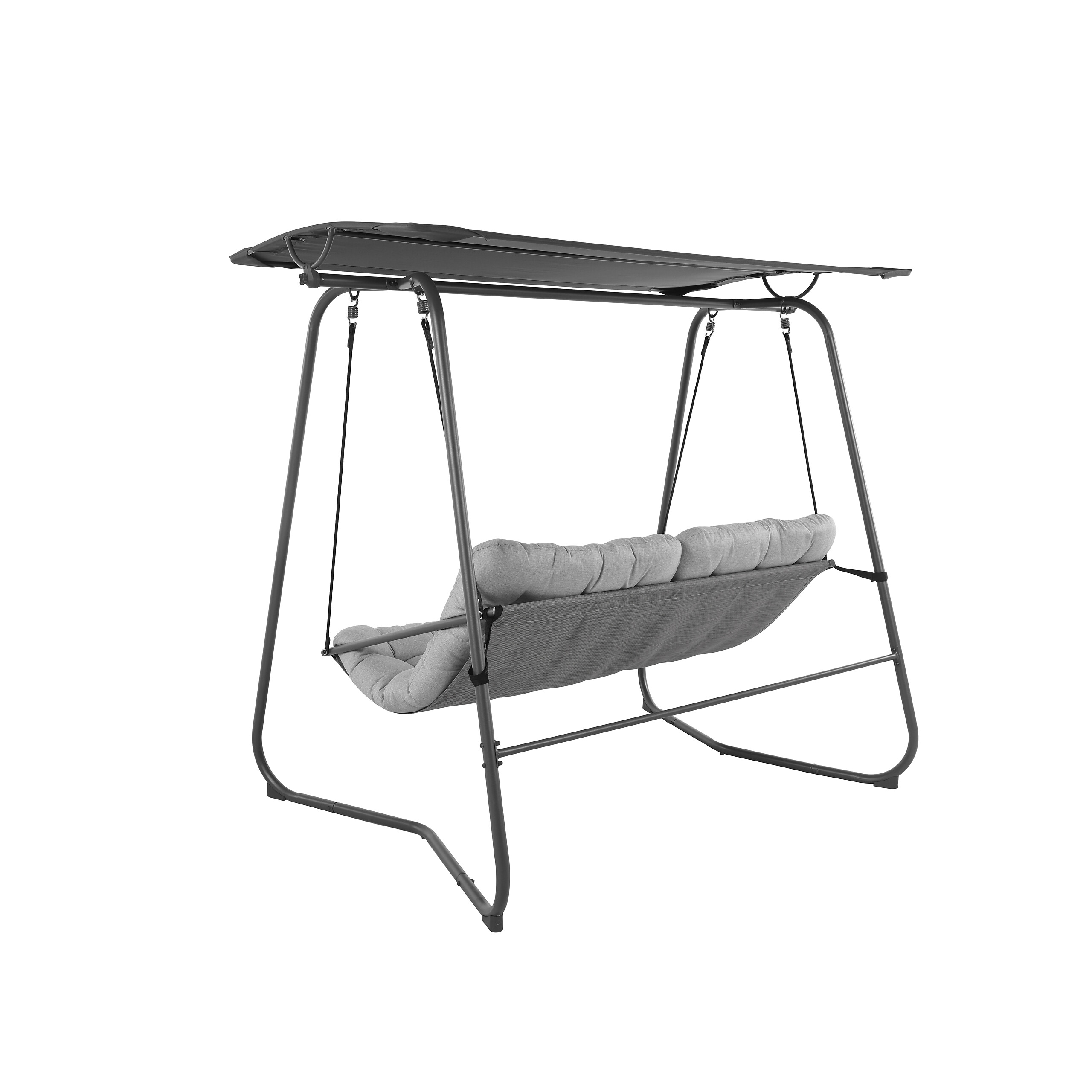 POCOline Hollywoodschaukel hellgrau Stahl B/H/L: ca. 151x195x220 cm