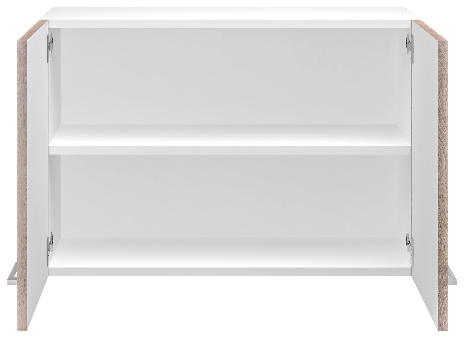 Hängeschrank Samoa weiß Eiche Nachbildung B/H/T: ca. 80x54,8x32 cm