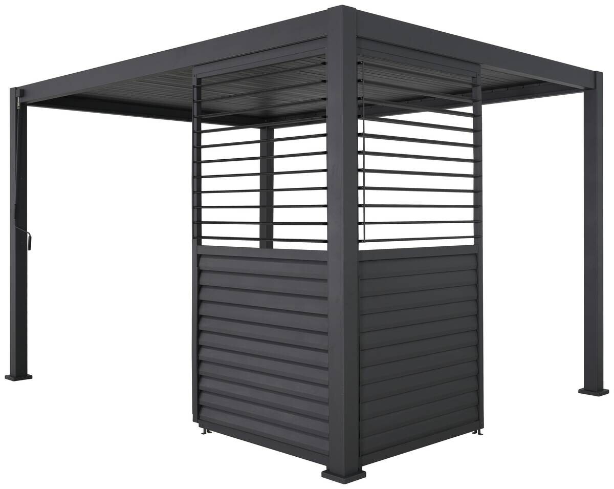 Mirador Lamellenwand für Pergola Deluxe Plus anthrazit Aluminium B/H/L: ca. 93x238,65x7 cm