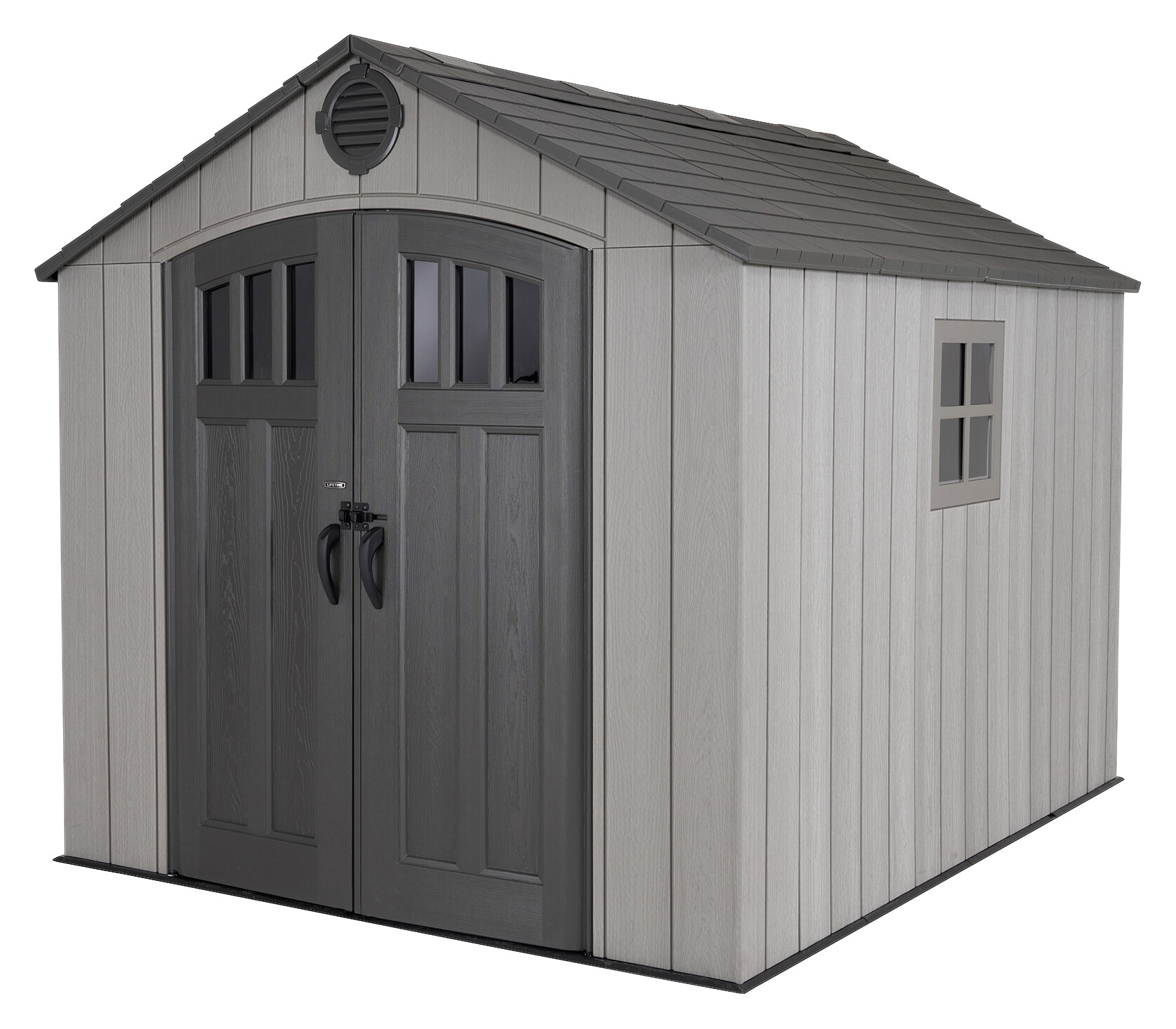 Lifetime Gartenhaus Jupiter grau B/H/L: ca. 244x244x305 cm