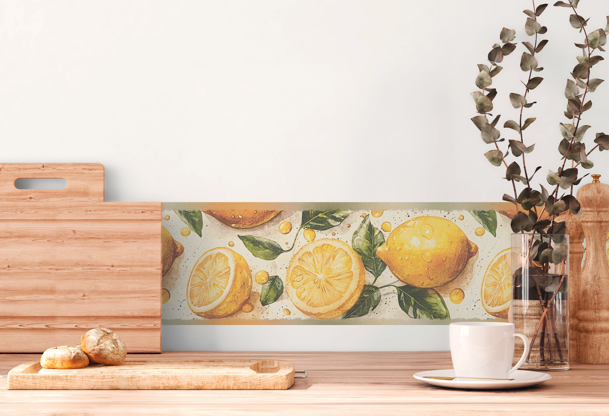 A.S.Creation Bordüre gelb grün B/H/D: ca. 13x500x6,8 cm