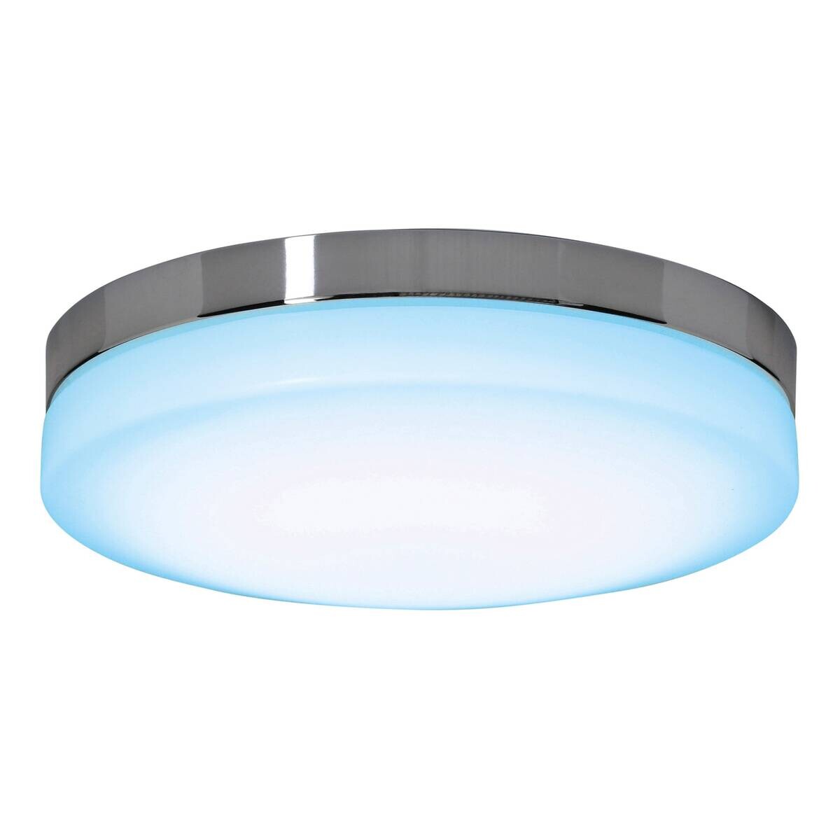 Näve Leuchten Deckenleuchte 1196761 Chrom Metall Kunststoff B/H/T: ca. 29x9x29 cm null 1 Brennstellen