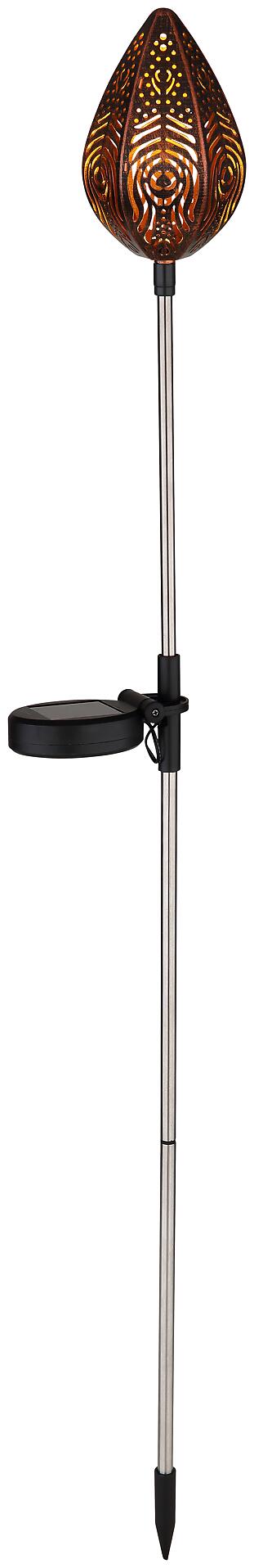 Solarleuchte Kupfer H: ca. 85 cm