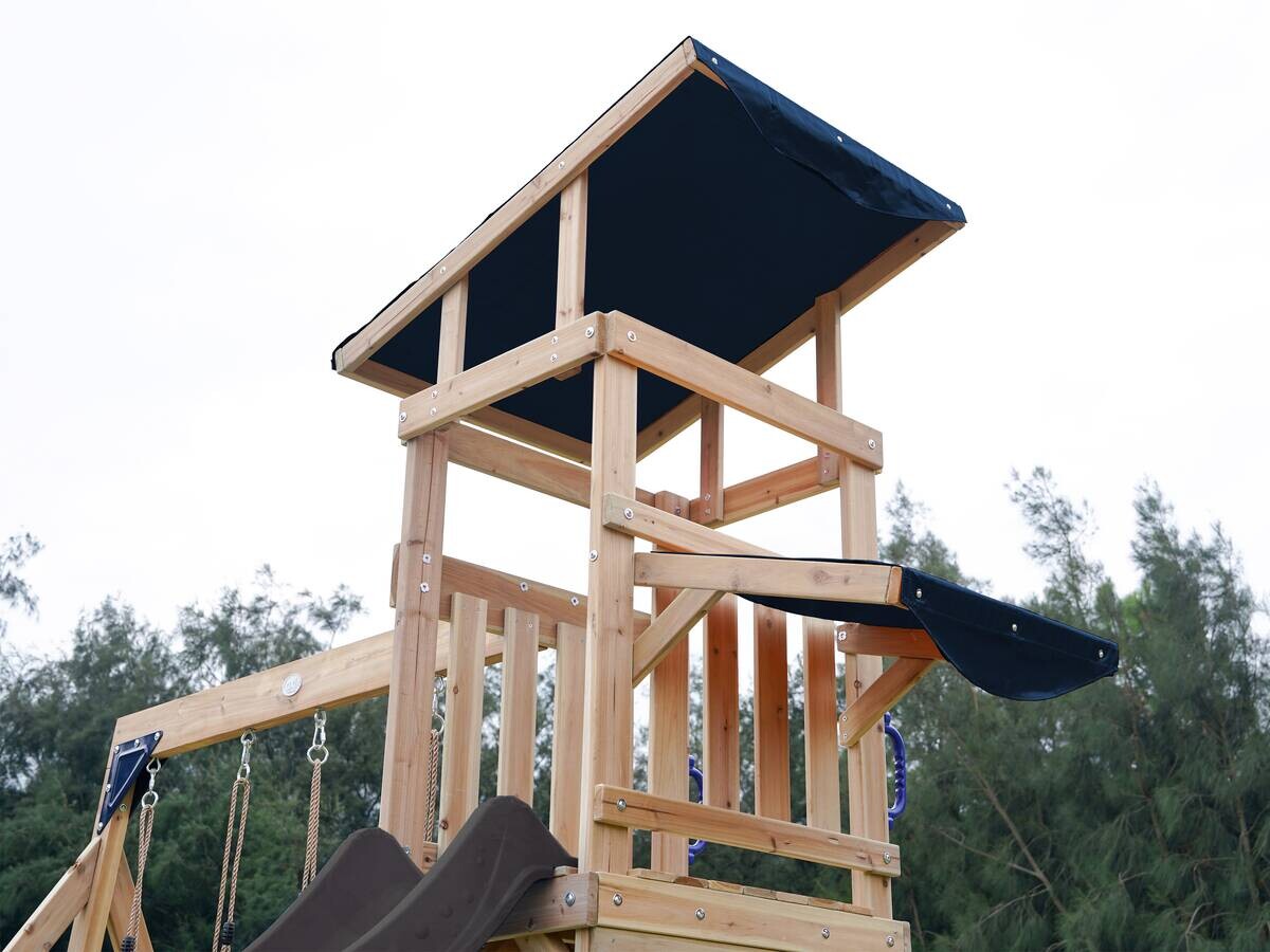 AXI Spielturm Malik grau B/H/L: ca. 345x270x336 cm