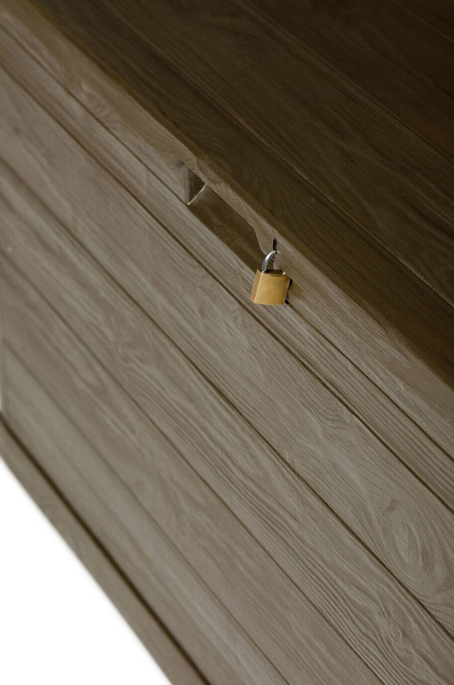 Toomax Aufbewahrungsbox Woodys braun Kunststoff B/H/L: ca. 56x45x117 cm