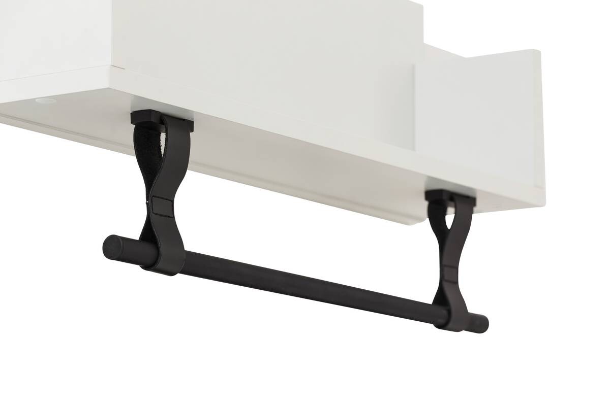 Regal Ella weiß matt B/H/T: ca. 59,8x31,5x13,5 cm