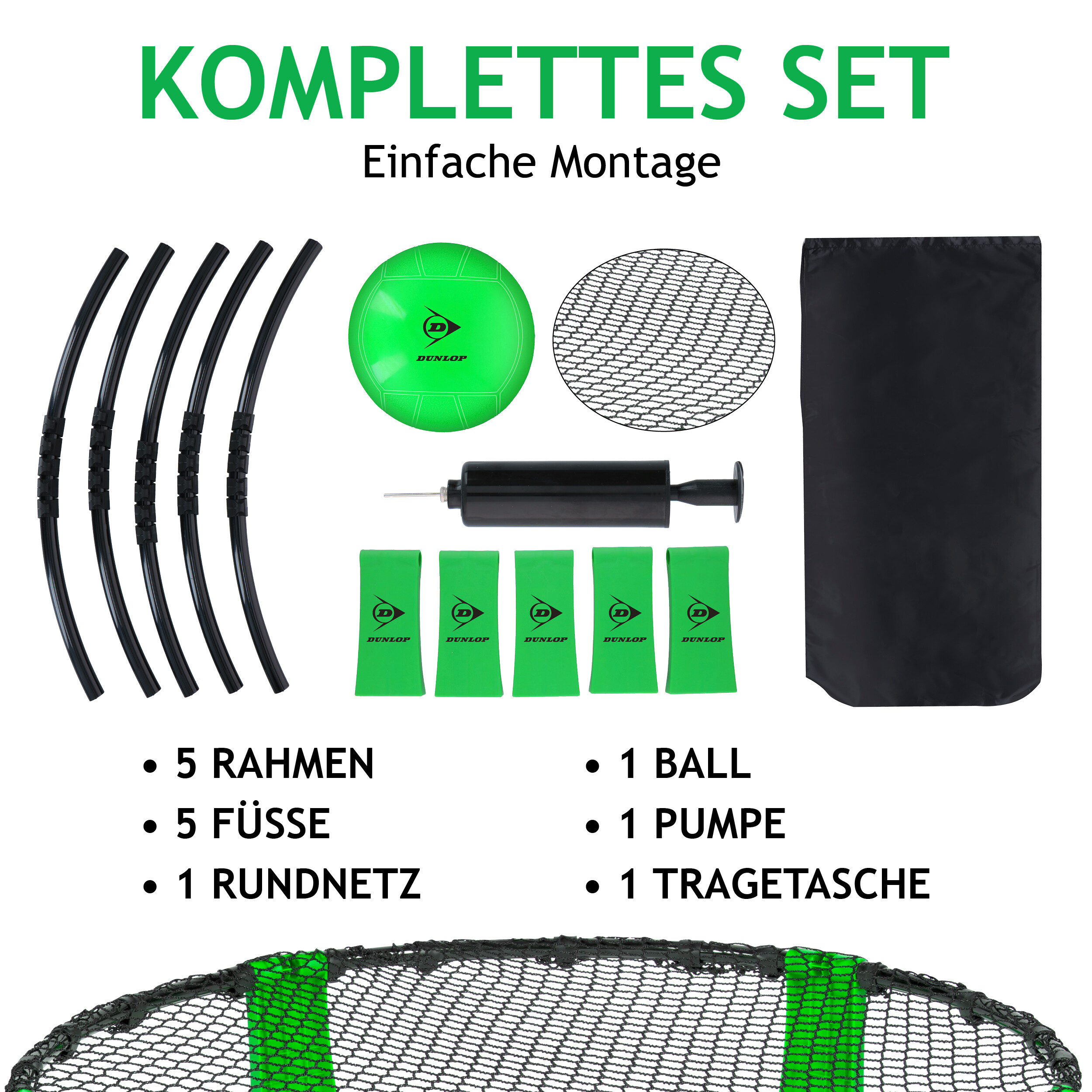 Dunlop Spyderball Set grün B/H/L: ca. 90x20x90 cm