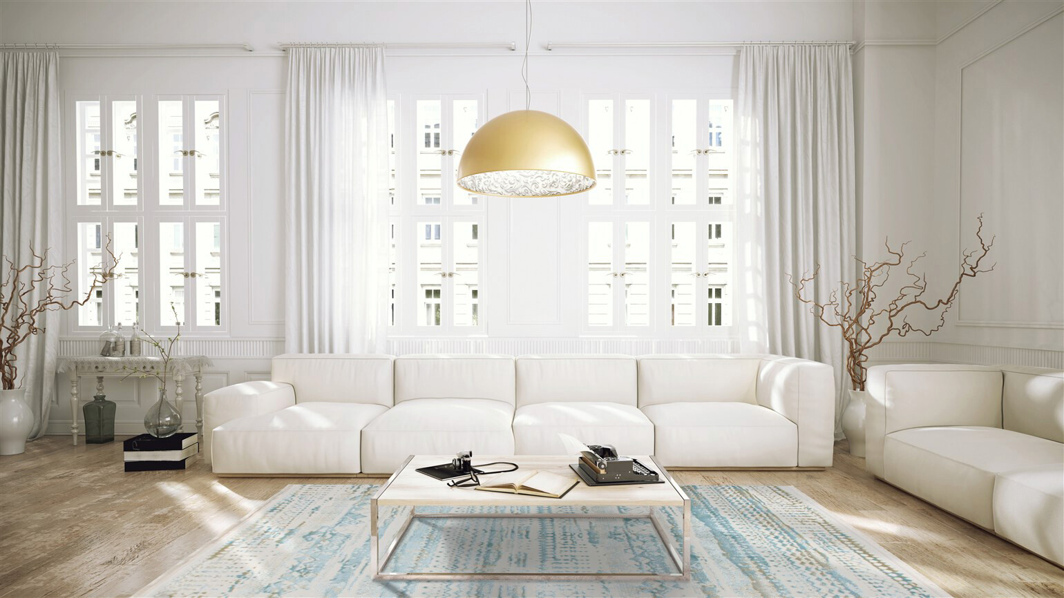 Arte Espina Kurzflorteppich Queen 200 hellblau B/L: ca. 80x150 cm