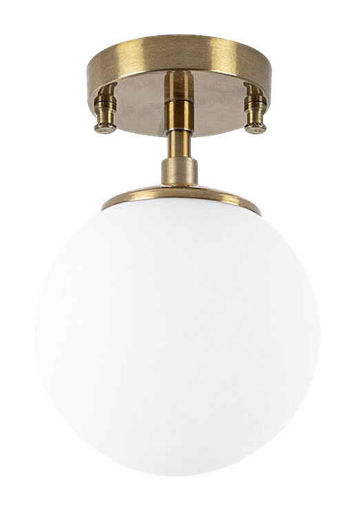 Opviq Deckenleuchte Atmaca-10220 Glas Metall B/H/T/L/D: ca. 15x23x15x15x15 cm E14 1 Brennstellen