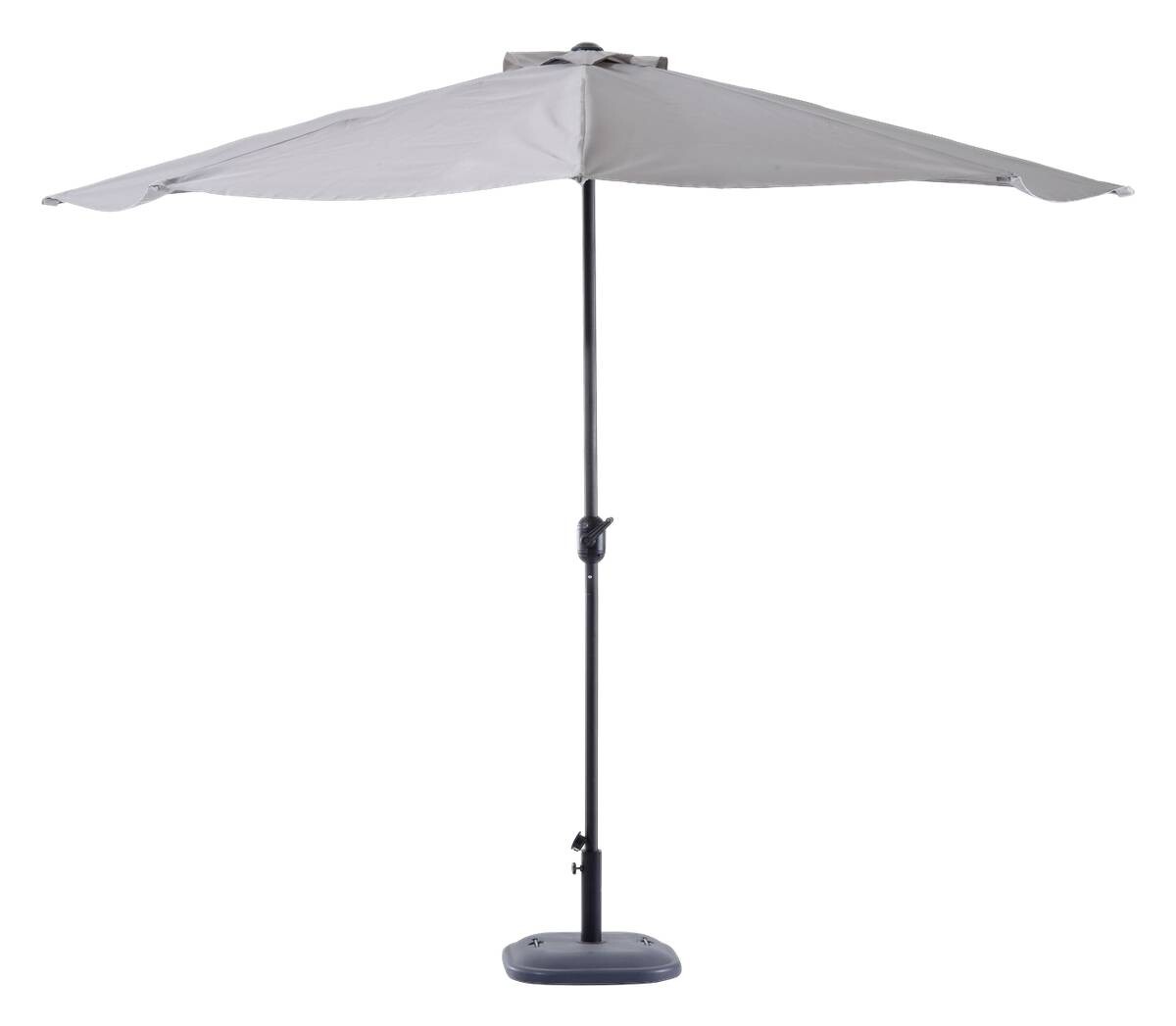 Outsunny Sonnenschirm grau Aluminium B/H/L: ca. 150x249x293 cm