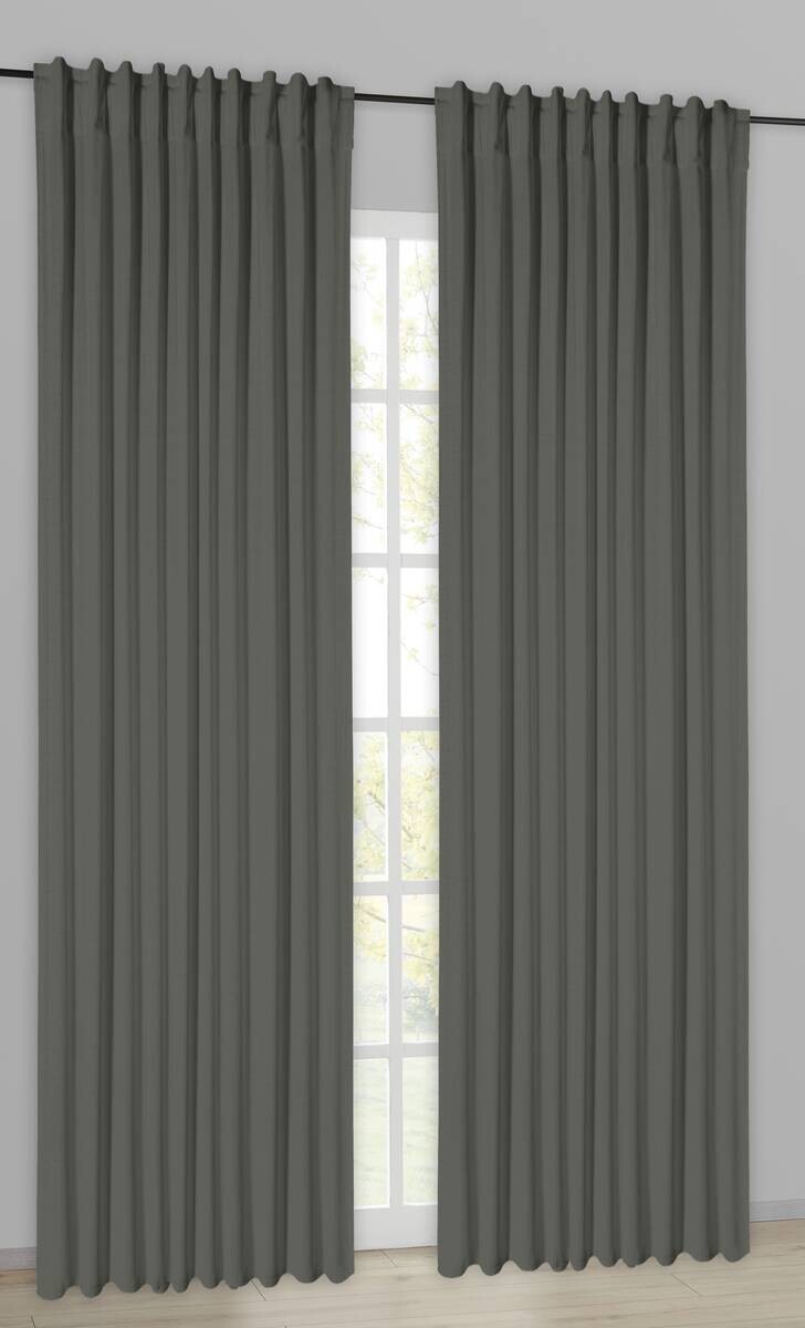 Verdunklungsvorhang New Darkness anthrazit B/L: ca. 270x245 cm