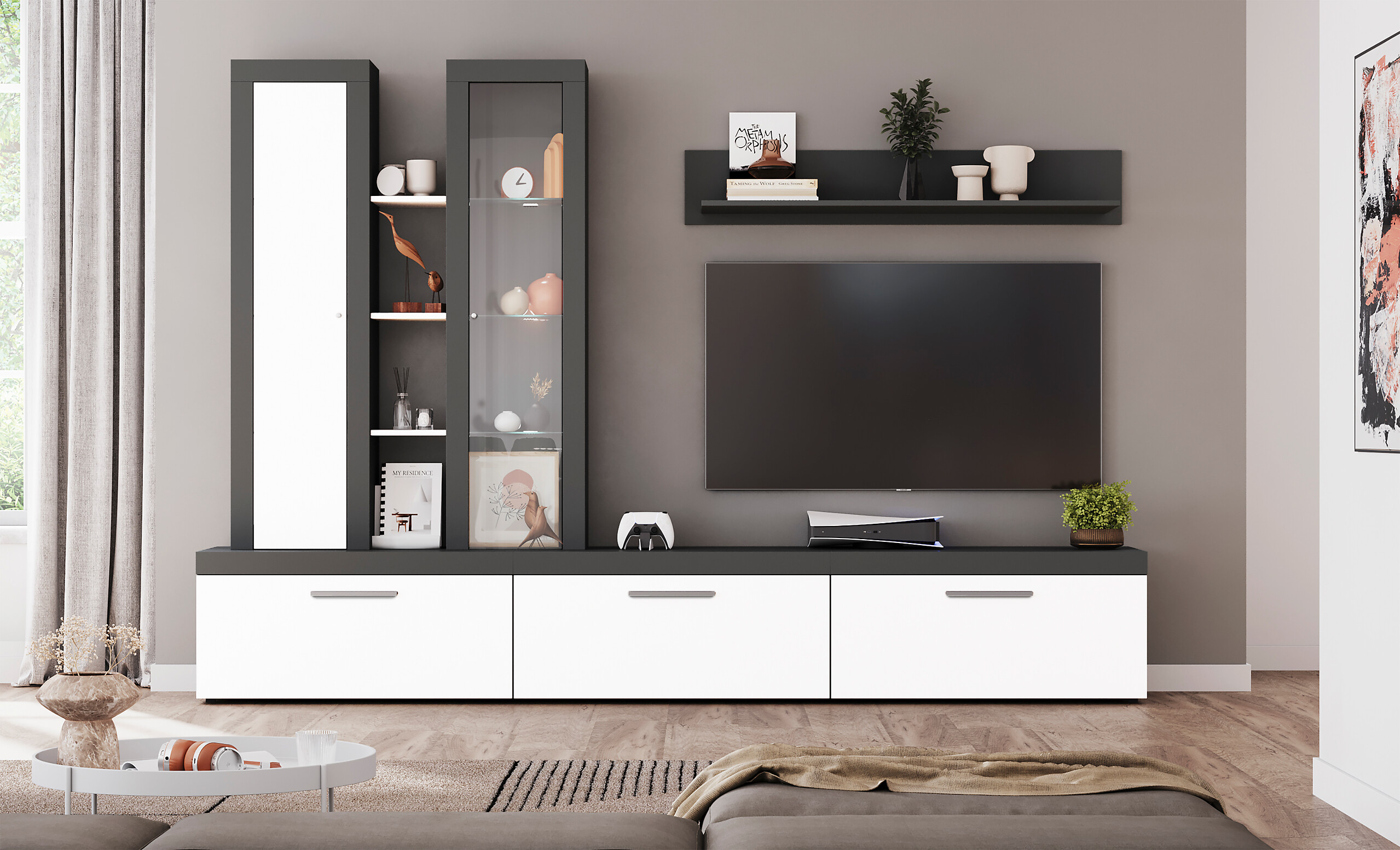 Aufsatz ORION B/H/T: ca. 102x102x27 cm Aufsatz ORION B/H/T: ca. 102x102x27 cm