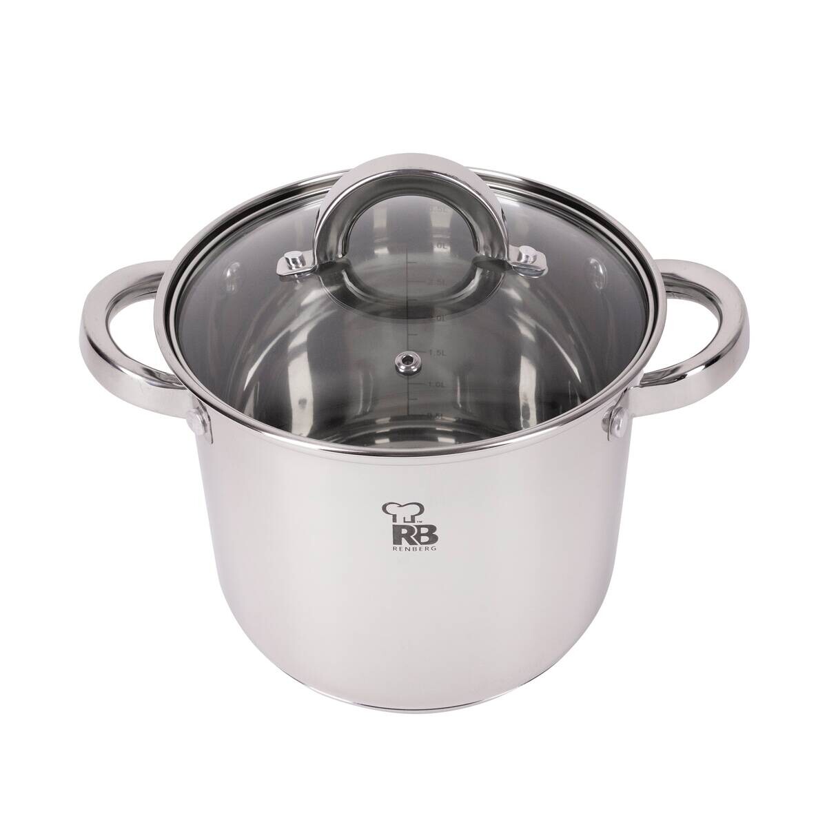 RENBERG Topf-Set SARA silber Edelstahl