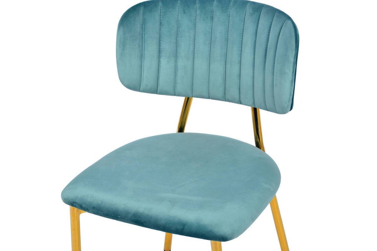 Stuhl Kian 100 2er-Set mint Microfaser B/H/T: ca. 47x80x51 cm