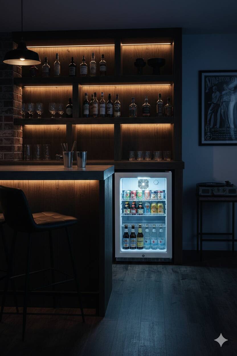 POCOline Kühlschrank GTK84-118CW weiß B/H/T: ca. 54x84x54,5 cm