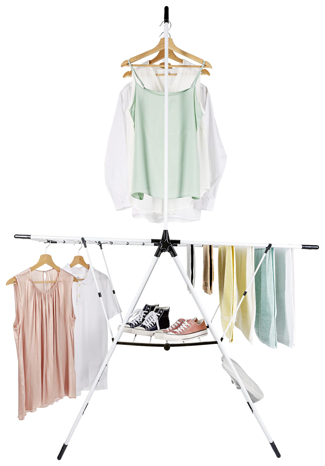 EasyMaxx Flügelwäschetrockner weiß