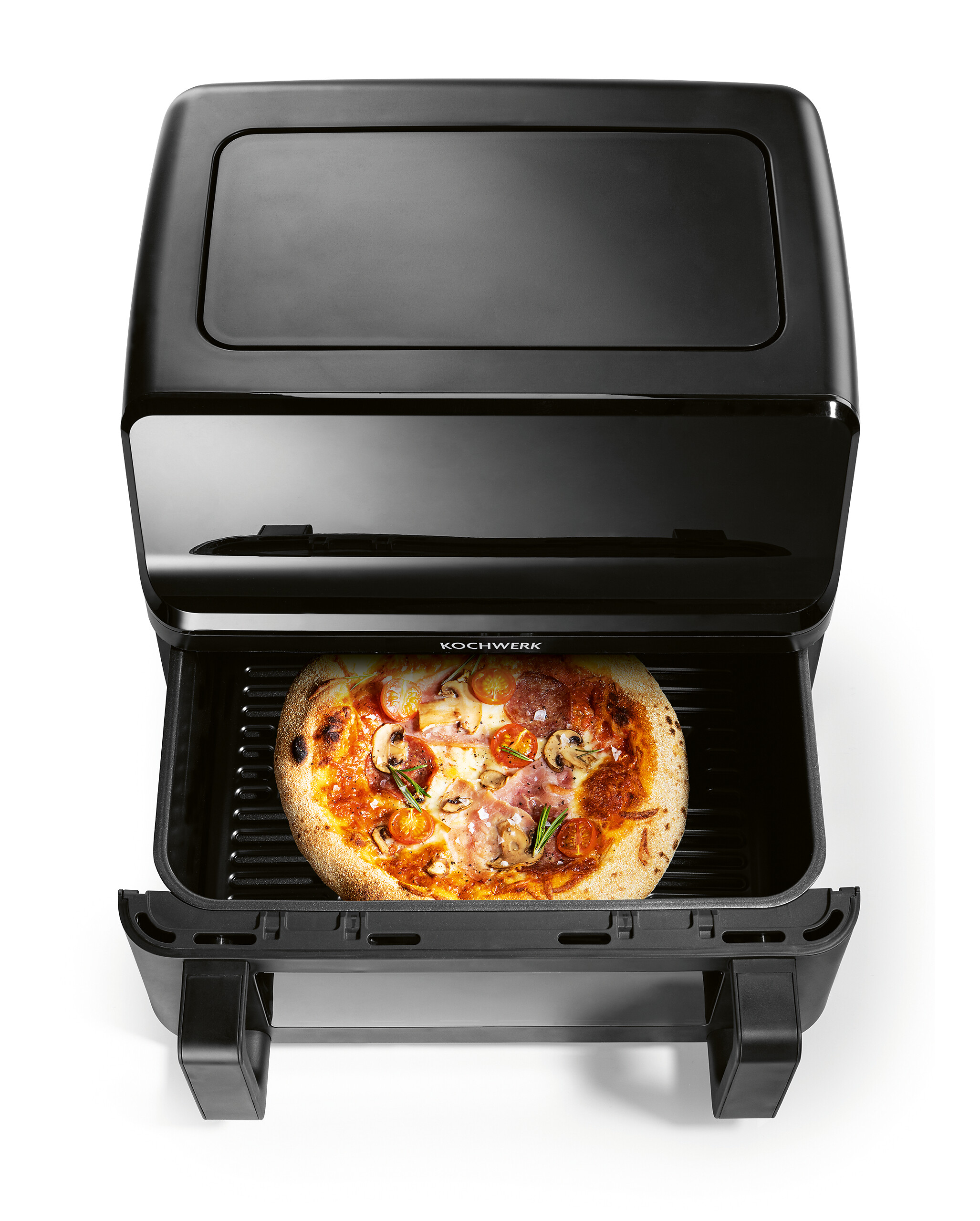 Rachs KOCHWERK Heißluftfritteuse 14349 schwarz Kunststoff B/H/L: ca. 37,5x38x30 cm ca. 9 l