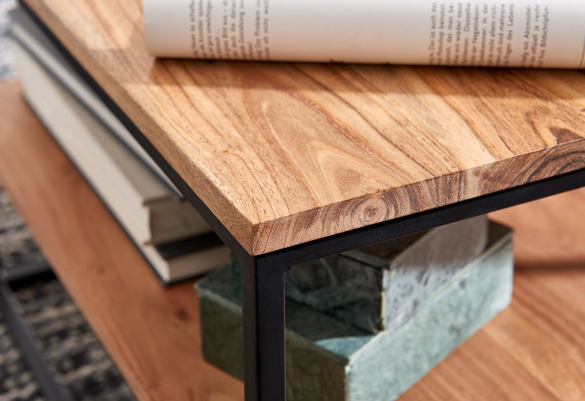 Wohnling Couchtisch braun B/H/T: ca. 60x41x60 cm