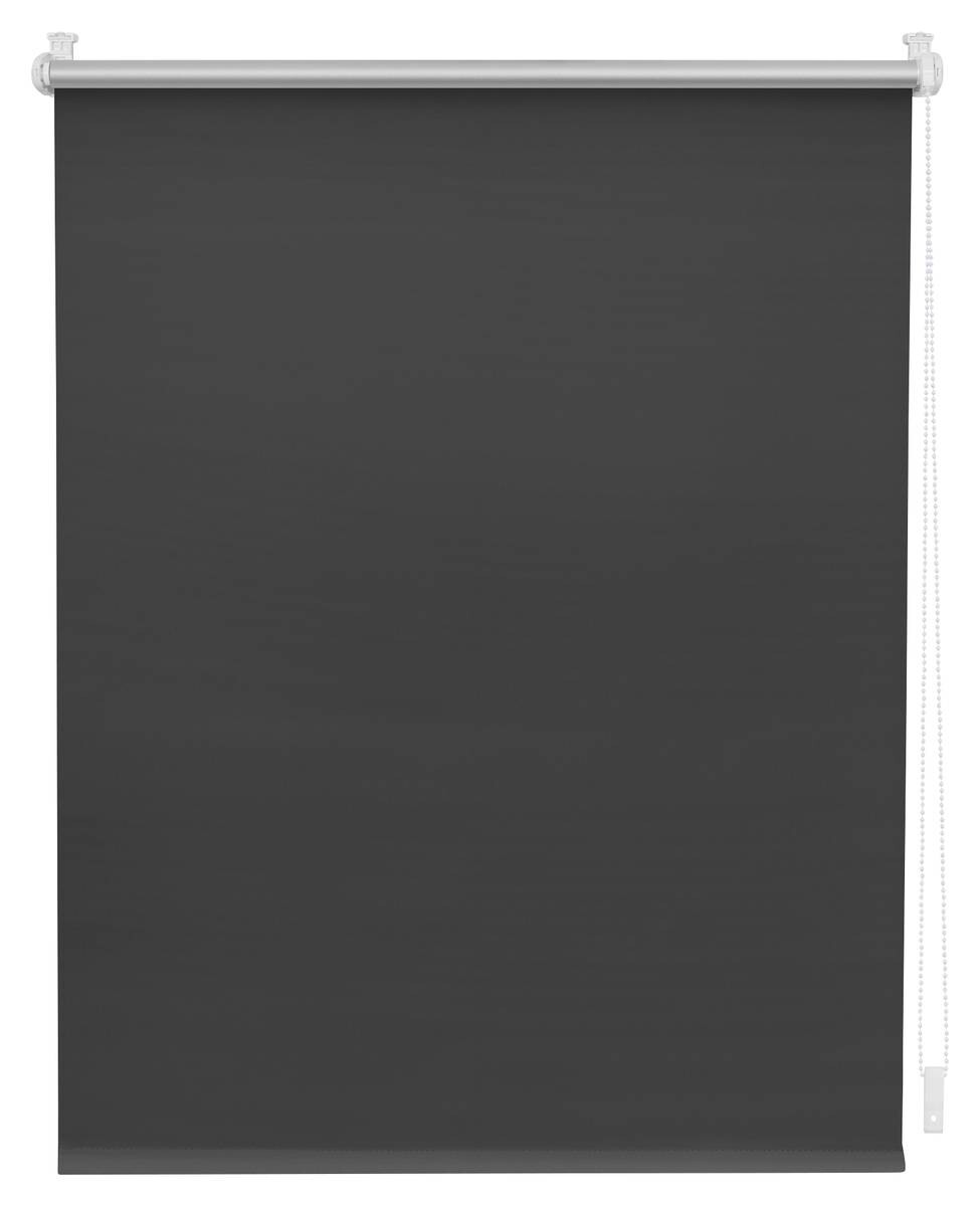 LICHTBLICK Thermo Klebe-/Klemmrollo Verdunklungsqualität anthrazit B/L: ca. 70x220 cm