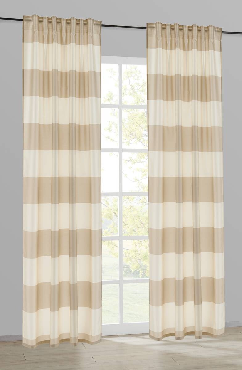 POCOline Kombivorhang Merle champagner B/L: ca. 140x245 cm