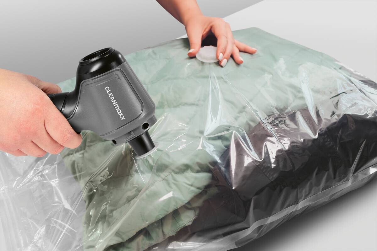 CLEANmaxx Akku-Handstaubsauger anthrazit schwarz B/H/L: ca. 17x7x23,5 cm