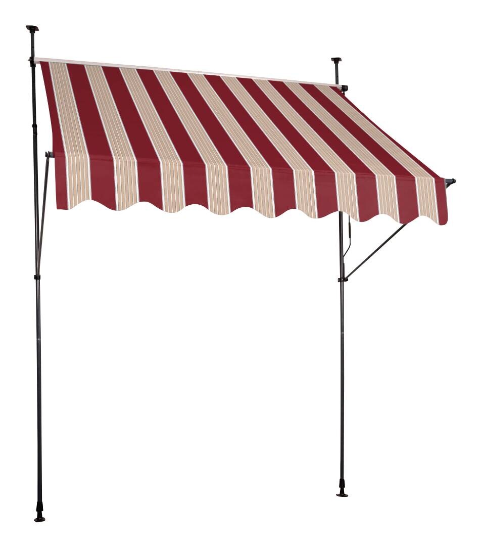 Klemm-Markise Amrum rot B/L: ca. 295x150 cm