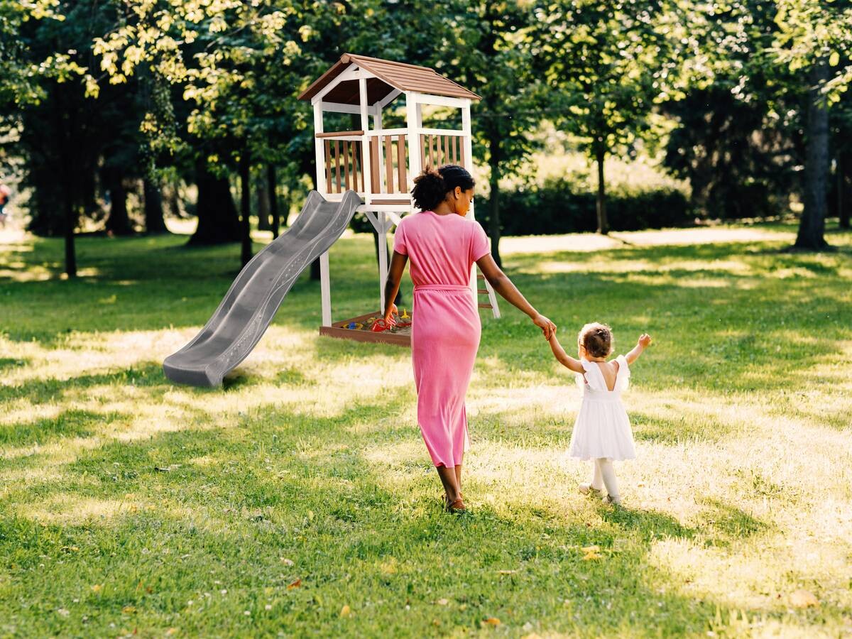 AXI Spielturm Beach Tower braun B/H/L: ca. 111x242x349 cm