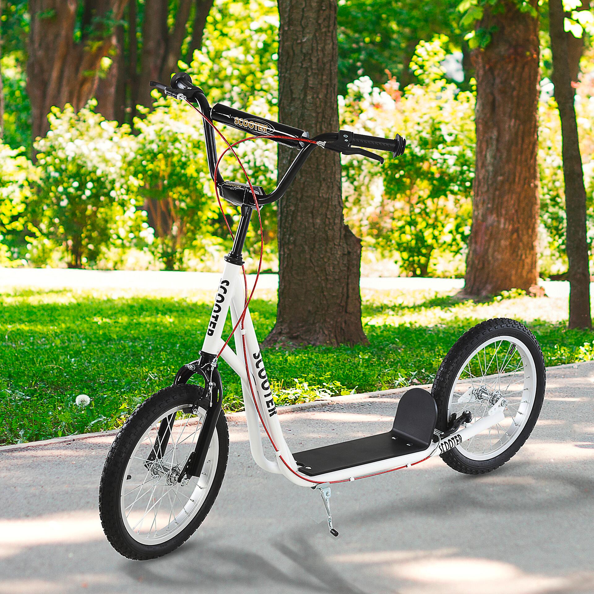 HOMCOM Kinderscooter weiß